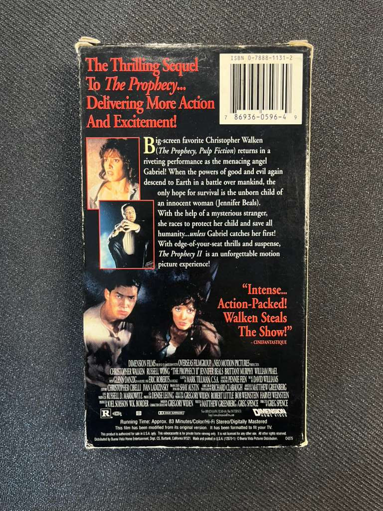 The Prophecy II - VHS
