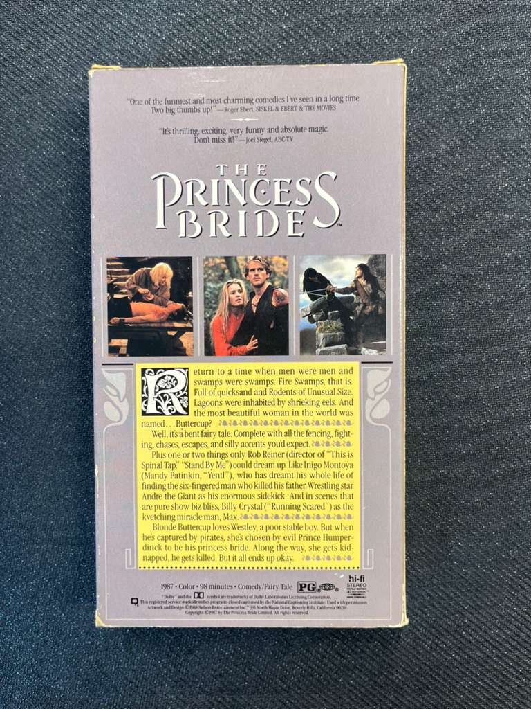 The Princess Bride - VHS