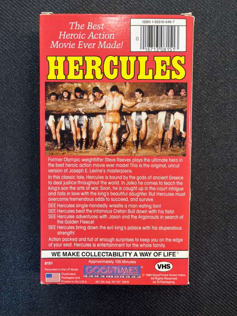 Hercules (VHS – The Classic Original!) - VHS