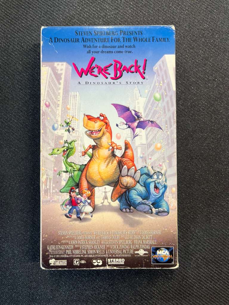 We’re Back! A Dinosaur’s Story - VHS