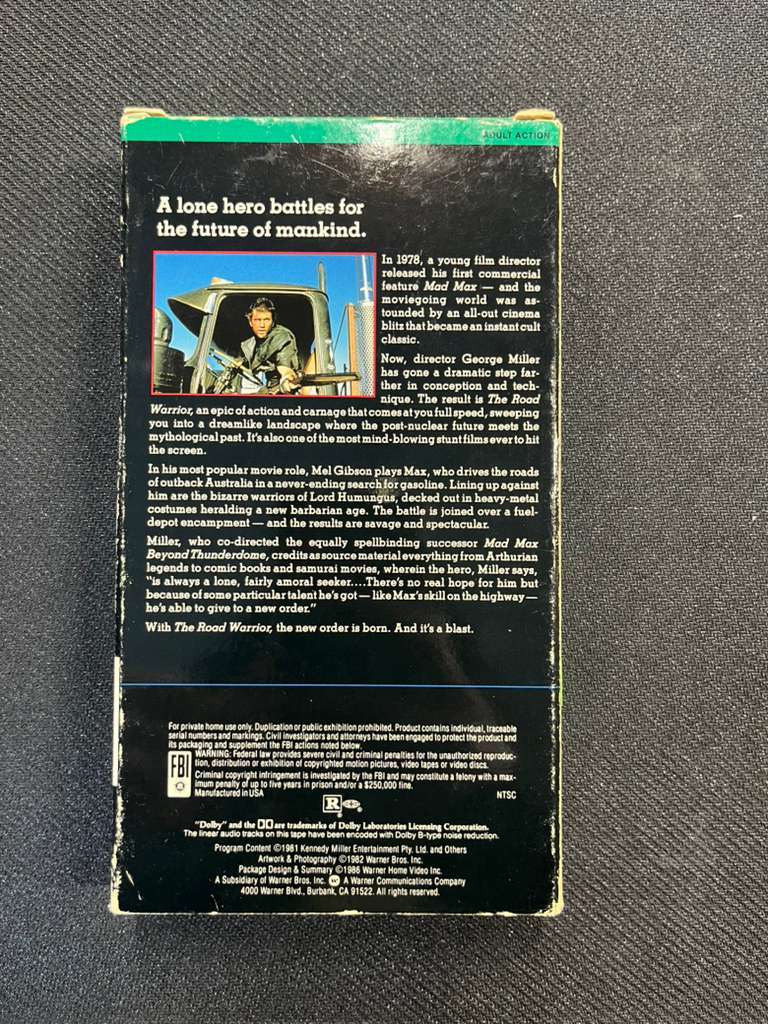 The Road Warrior - VHS