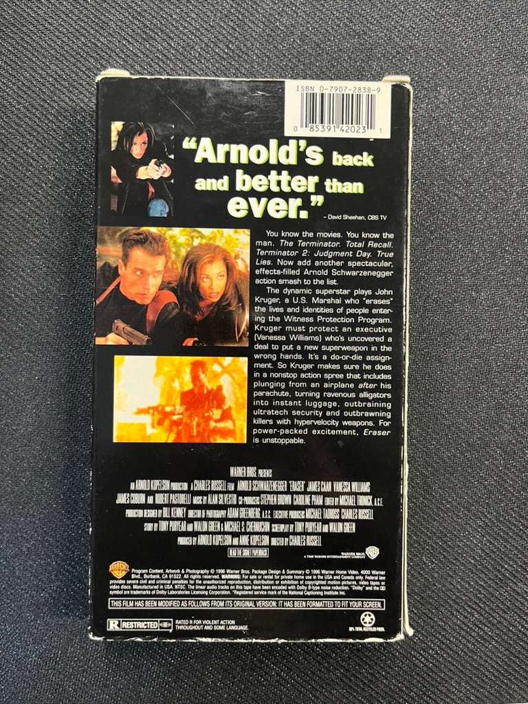 Eraser - VHS