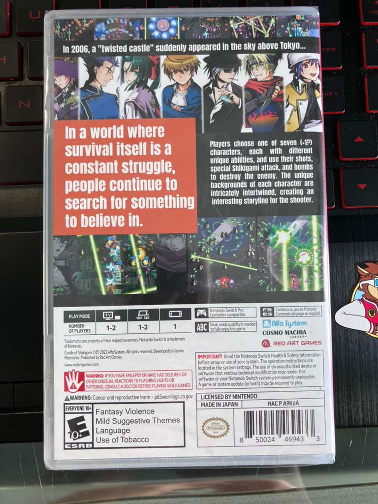 Castle of Shikigami 2 Nintendo Switch New Sealed