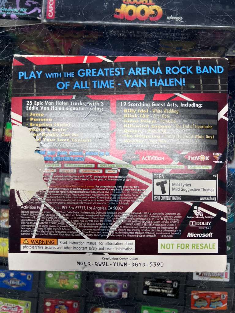 Guitar Hero Van Halen - Not for Resale Version - Xbox 360