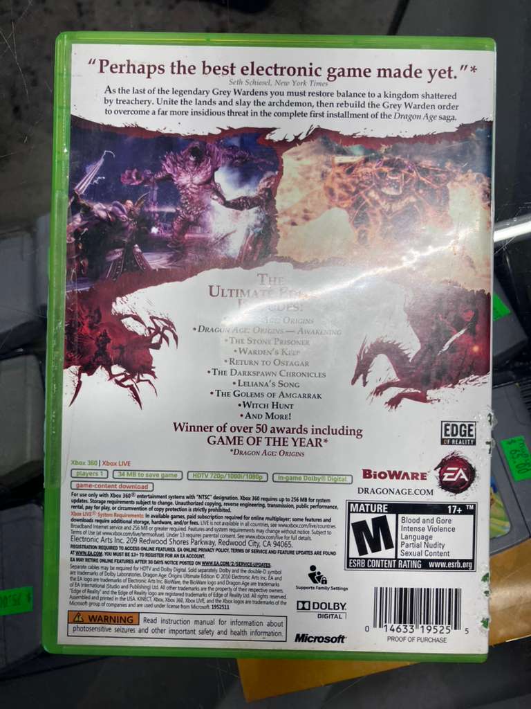 Dragon Age: Origins Ultimate Edition - Xbox 360