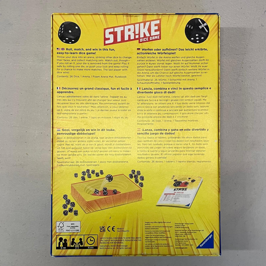 Strike Dice Game - Board Game