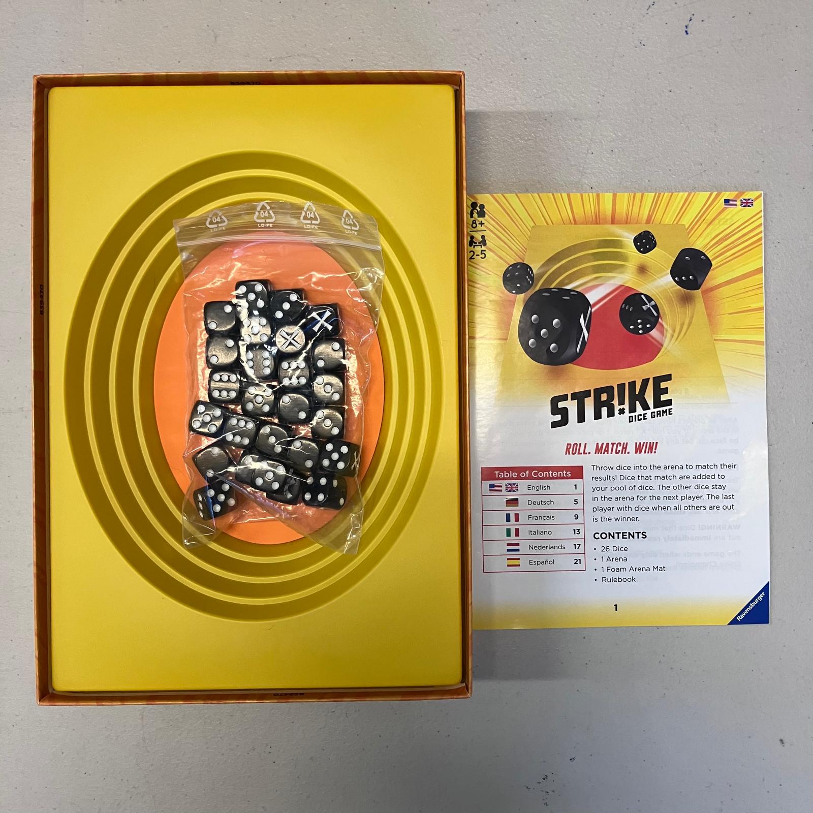 Strike Dice Game - Board Game
