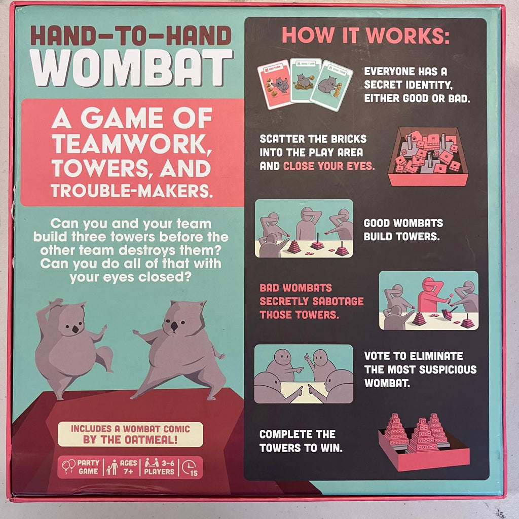 Hand-to-Hand Wombat - Board Game