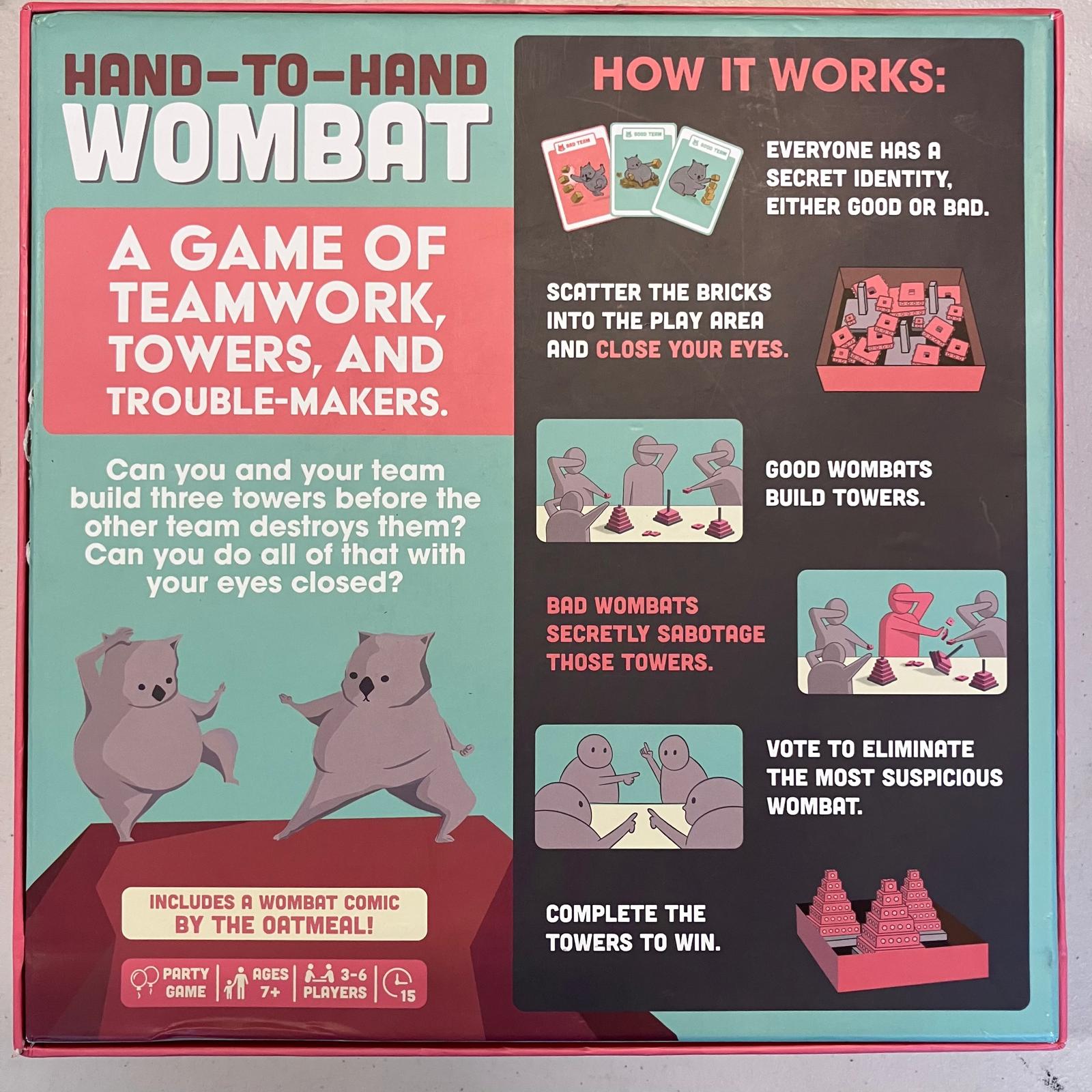Hand-to-Hand Wombat - Board Game