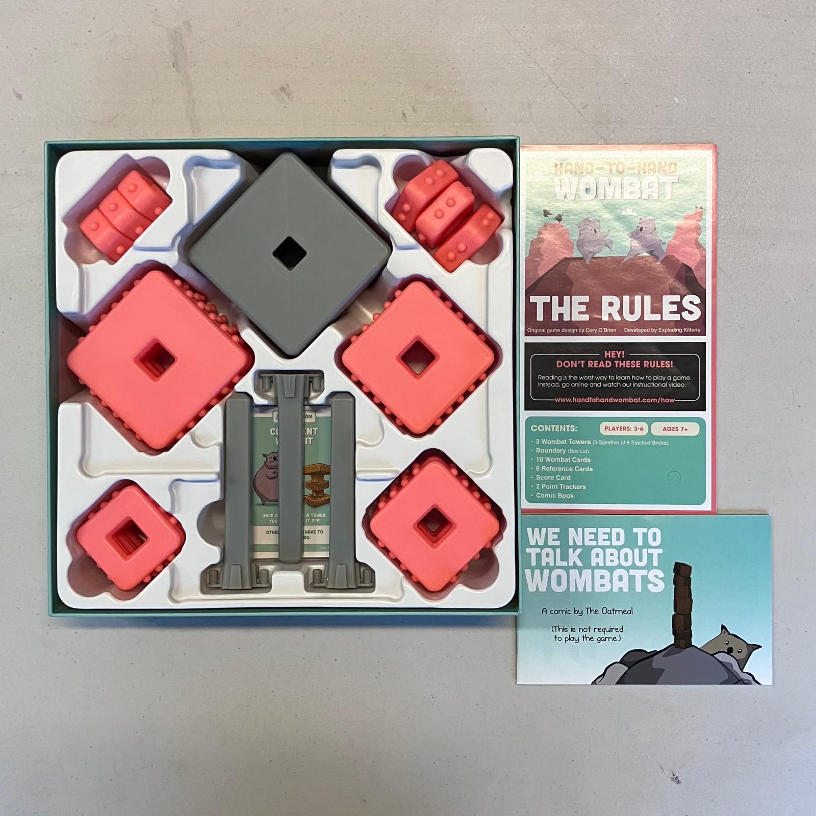Hand-to-Hand Wombat - Board Game