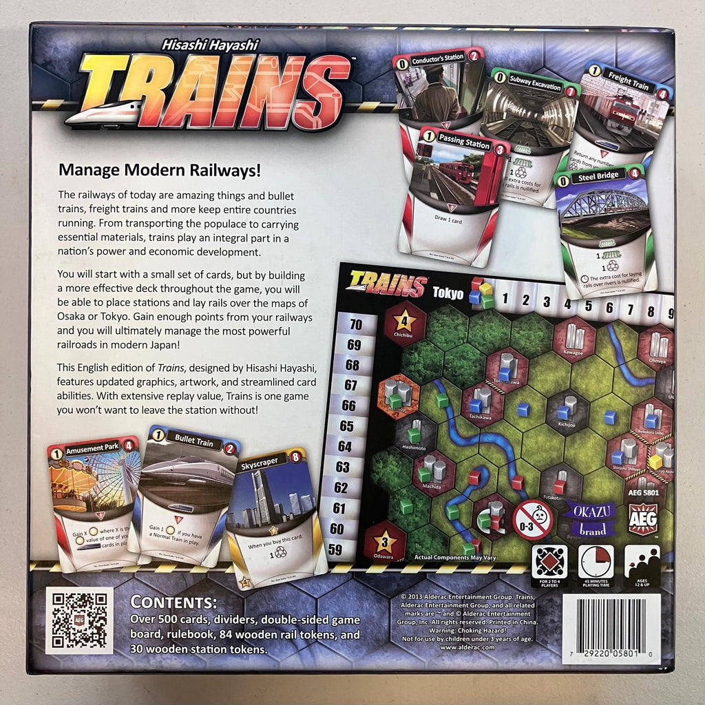 Trains by Hisashi Hayashi - Board Game
