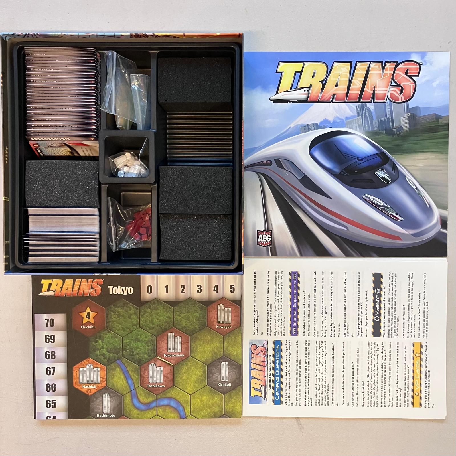 Trains by Hisashi Hayashi - Board Game