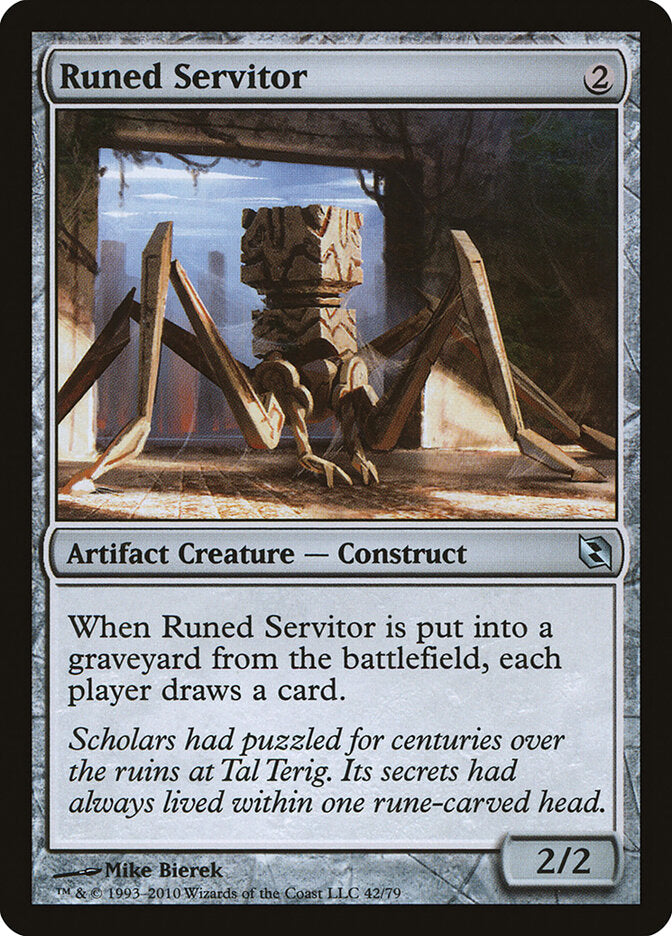 Runed Servitor 42 - Duel Decks: Elspeth vs. Tezzeret MTG card