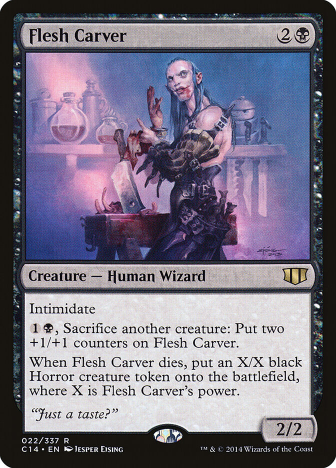 Flesh Carver 22 - Commander 2014 MTG card