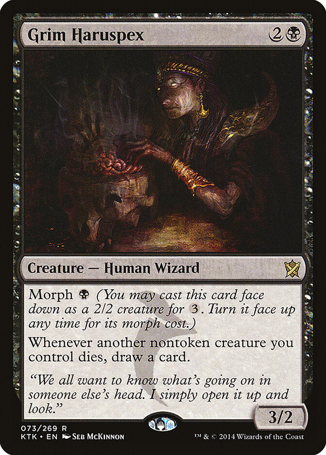 Grim Haruspex 73 - Khans of Tarkir MTG card