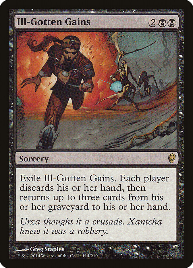 Ill-Gotten Gains 114 - Conspiracy MTG card