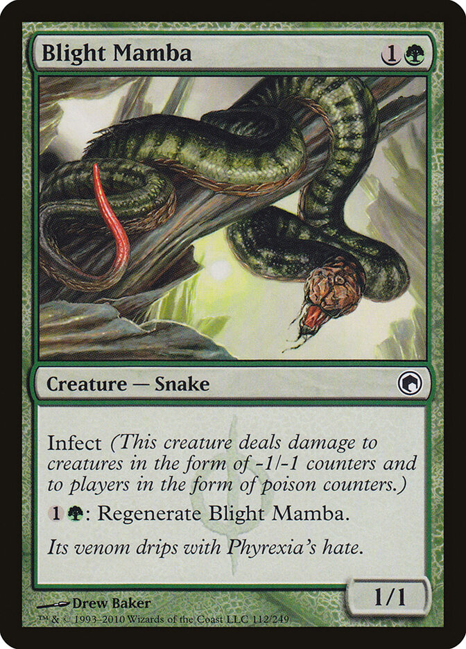 Blight Mamba 112 - Scars of Mirrodin MTG card