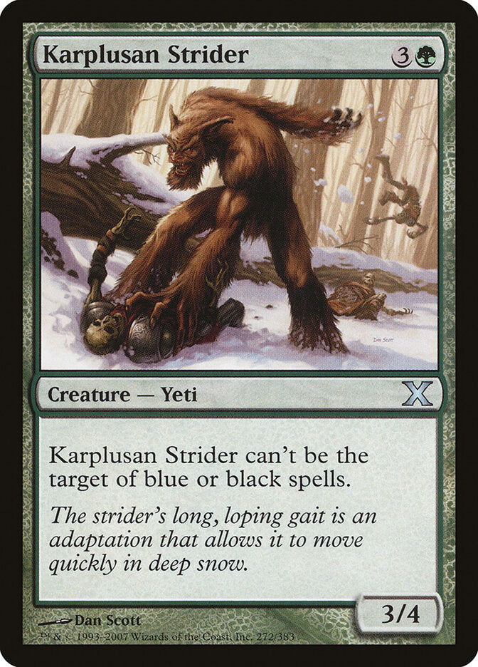 Karplusan Strider 272 - Tenth Edition MTG card