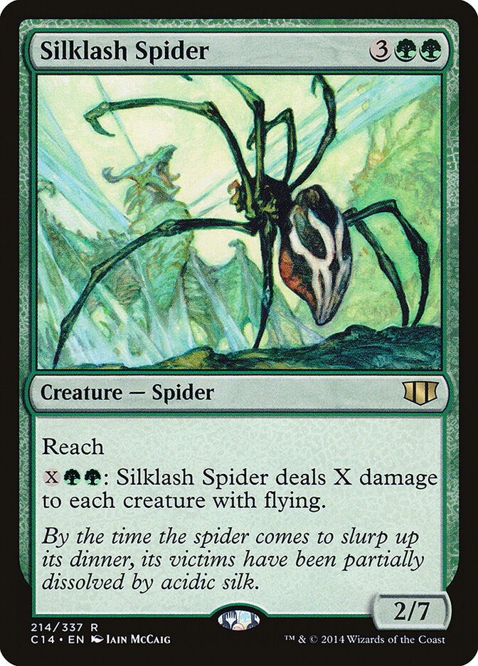 Silklash Spider 214 - Commander 2014 MTG card