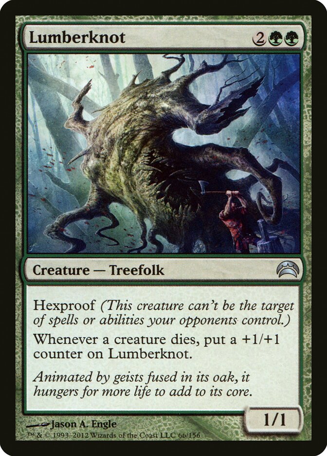 Lumberknot 66 - Planechase 2012 MTG card