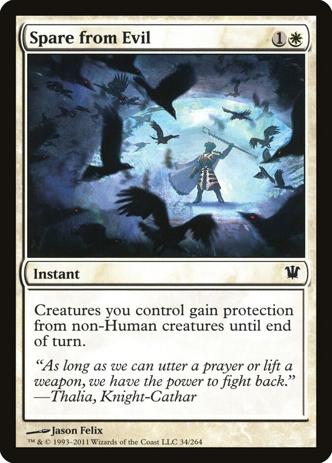 Spare from Evil 34 - Innistrad MTG card