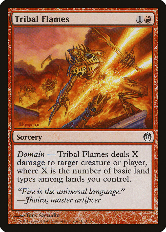 Tribal Flames 51 - Duel Decks: Phyrexia vs. the Coalition MTG card