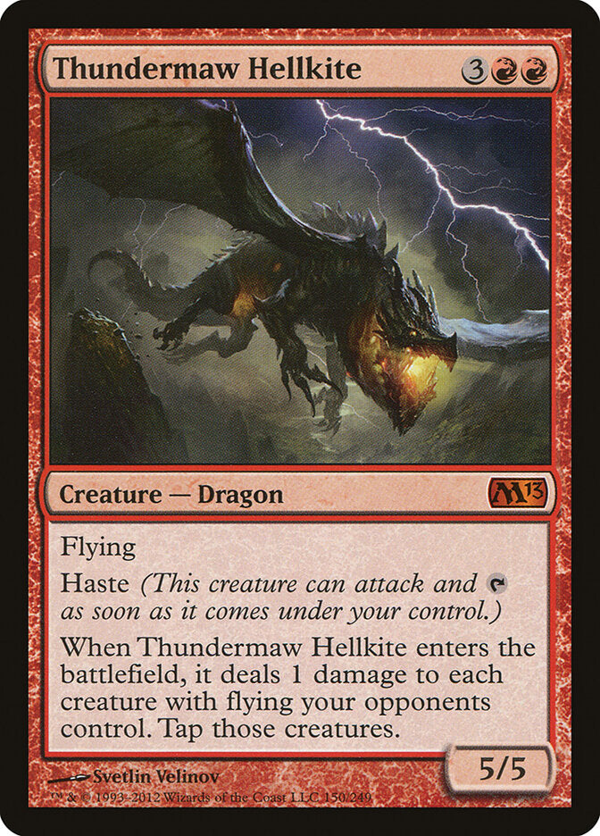 Thundermaw Hellkite 150 - Magic 2013 MTG card