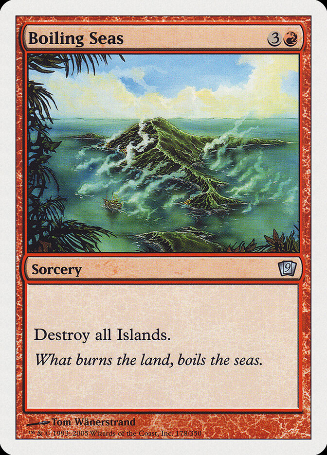 Boiling Seas 178 - Ninth Edition MTG card