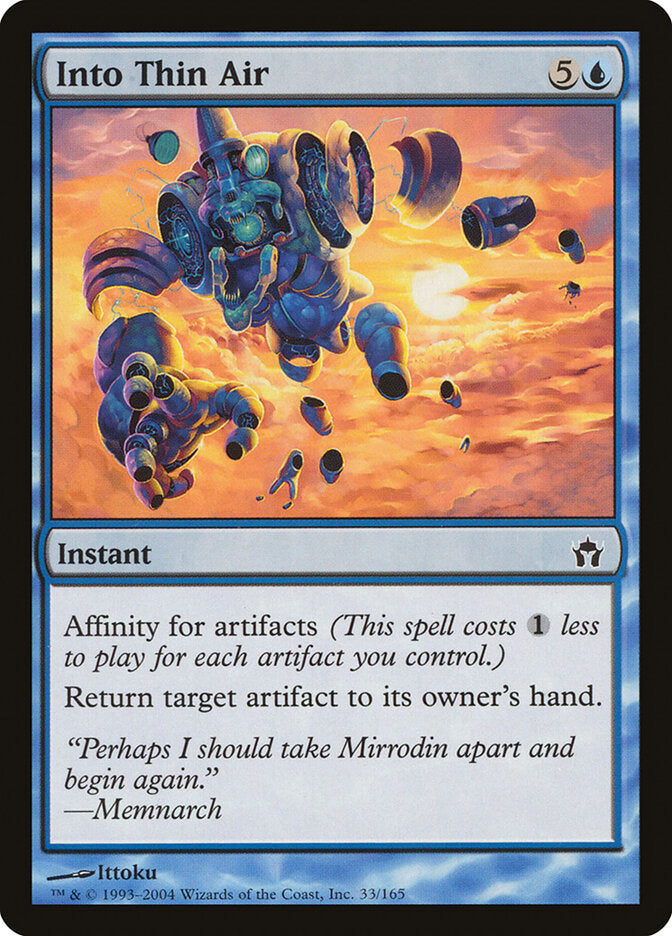 Into Thin Air 33 - Fifth Dawn MTG card