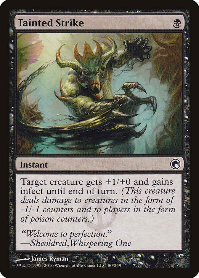 Tainted Strike 80 - Scars of Mirrodin MTG card