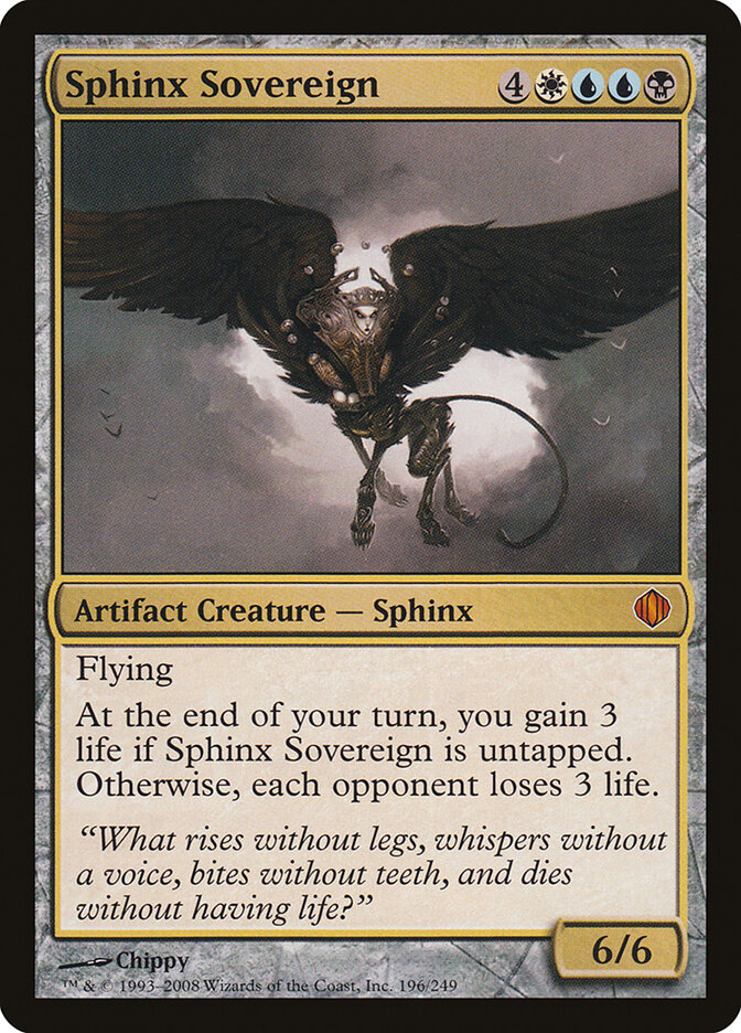 Sphinx Sovereign 196 - Shards of Alara MTG card