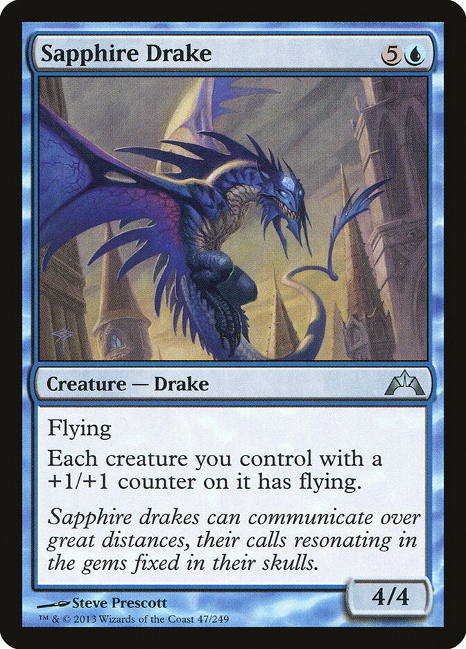 Sapphire Drake 47 - Gatecrash MTG card