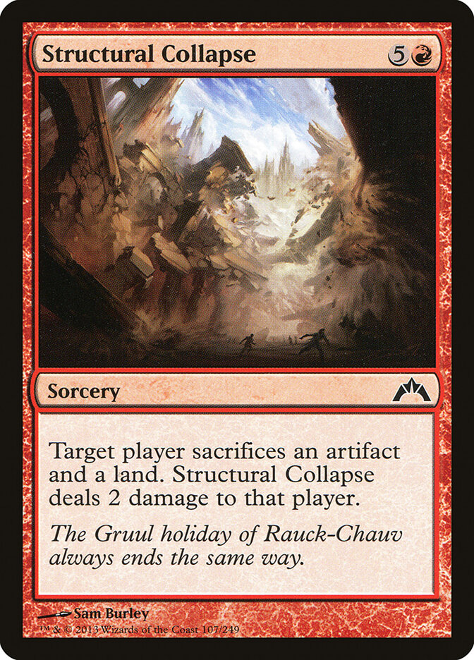 Structural Collapse 107 - Gatecrash MTG card
