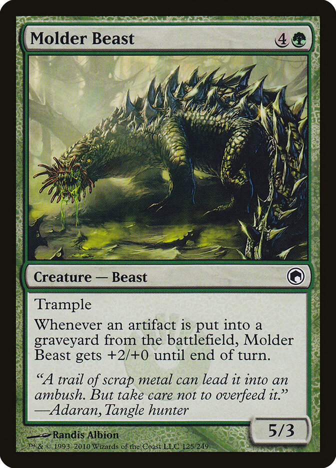 Molder Beast 125 - Scars of Mirrodin MTG card