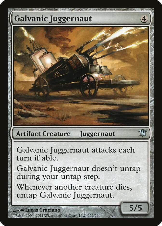 Galvanic Juggernaut 222 - Innistrad MTG card