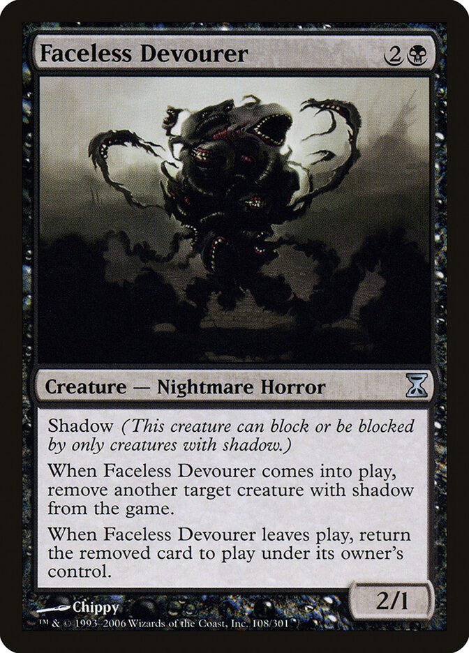 Faceless Devourer 108 - Time Spiral MTG card