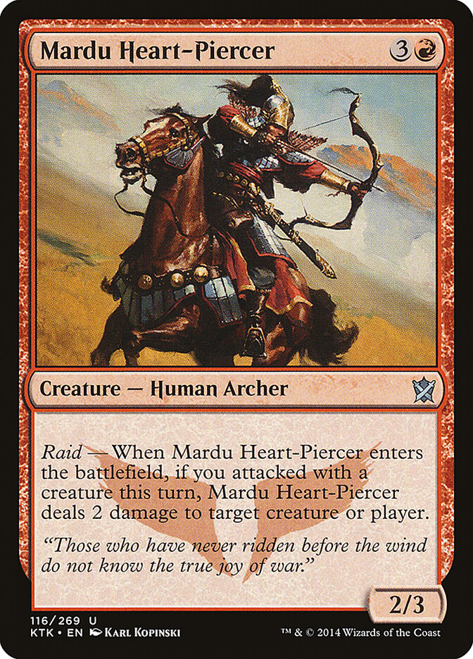 Mardu Heart-Piercer 116 - Khans of Tarkir MTG card