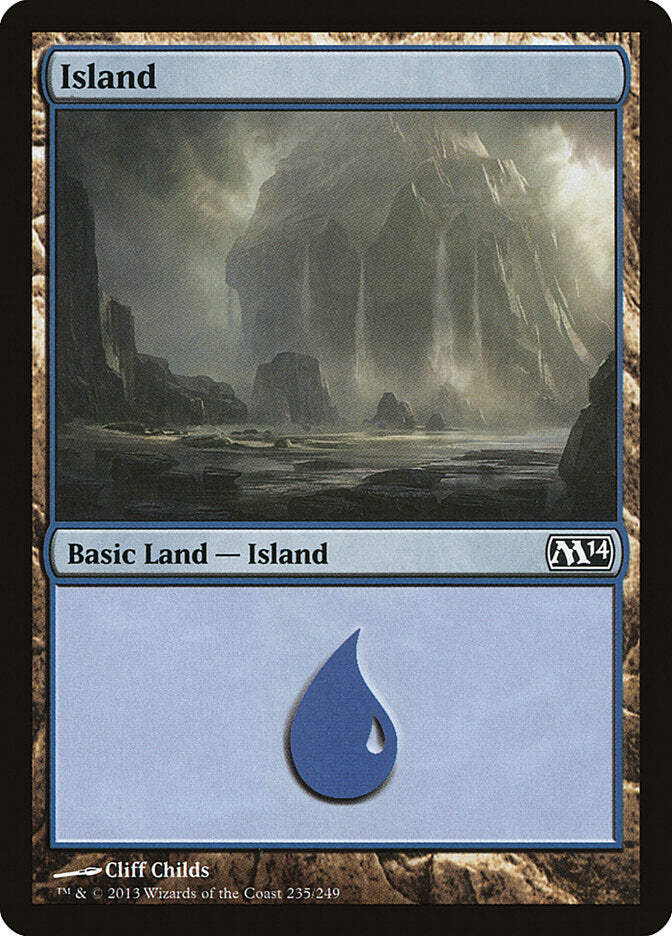 Island 235 - Magic 2014 MTG card