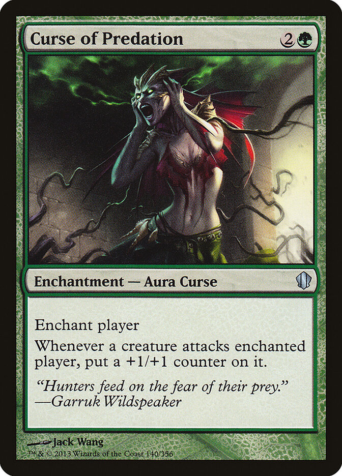 Curse of Predation 140 - Commander 2013 MTG card