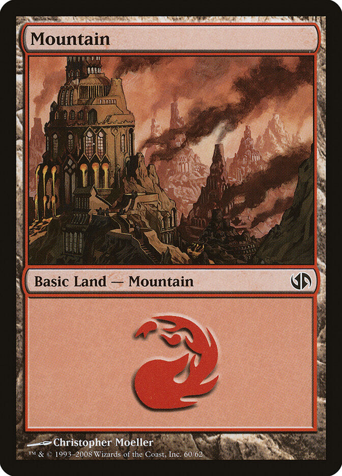 Mountain 60 - Duel Decks: Jace vs. Chandra MTG card