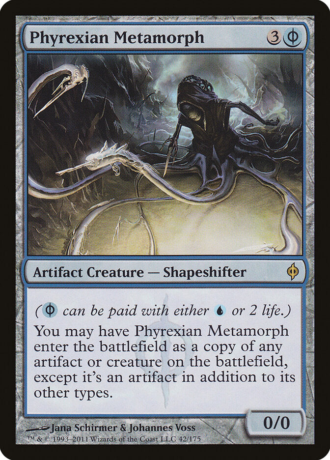 Phyrexian Metamorph 42 - New Phyrexia MTG card