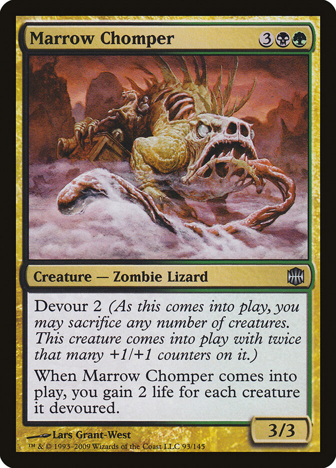 Marrow Chomper 93 - Alara Reborn MTG card