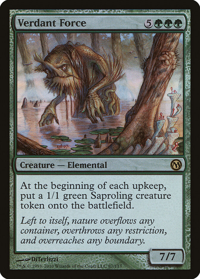Verdant Force 87 - Duels of the Planeswalkers MTG card