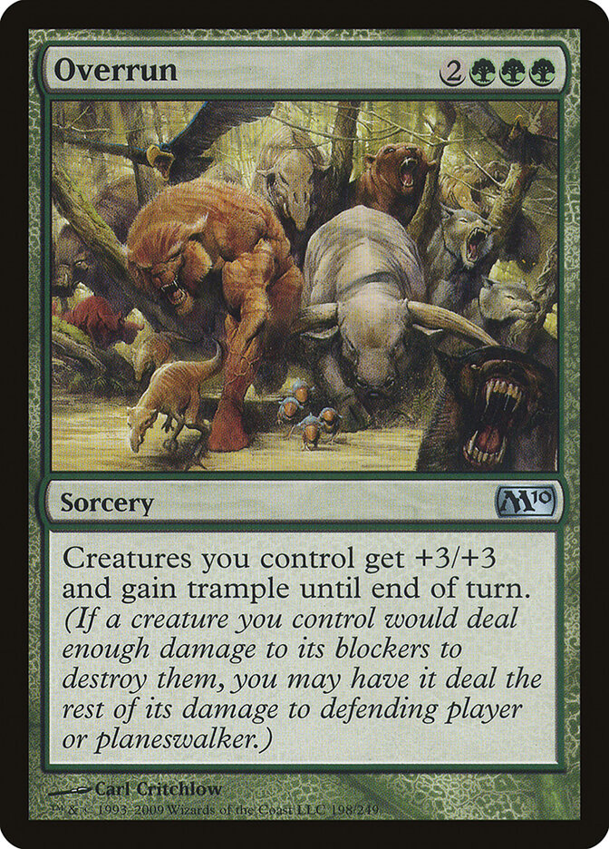 Overrun 198 - Magic 2010 MTG card