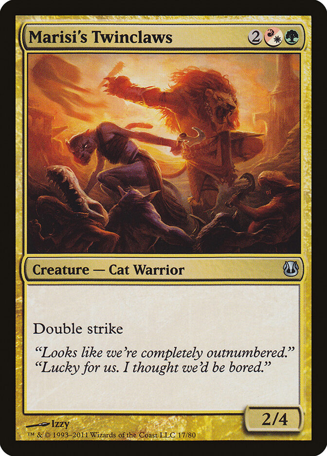 Marisi's Twinclaws 17 - Duel Decks: Ajani vs. Nicol Bolas MTG card