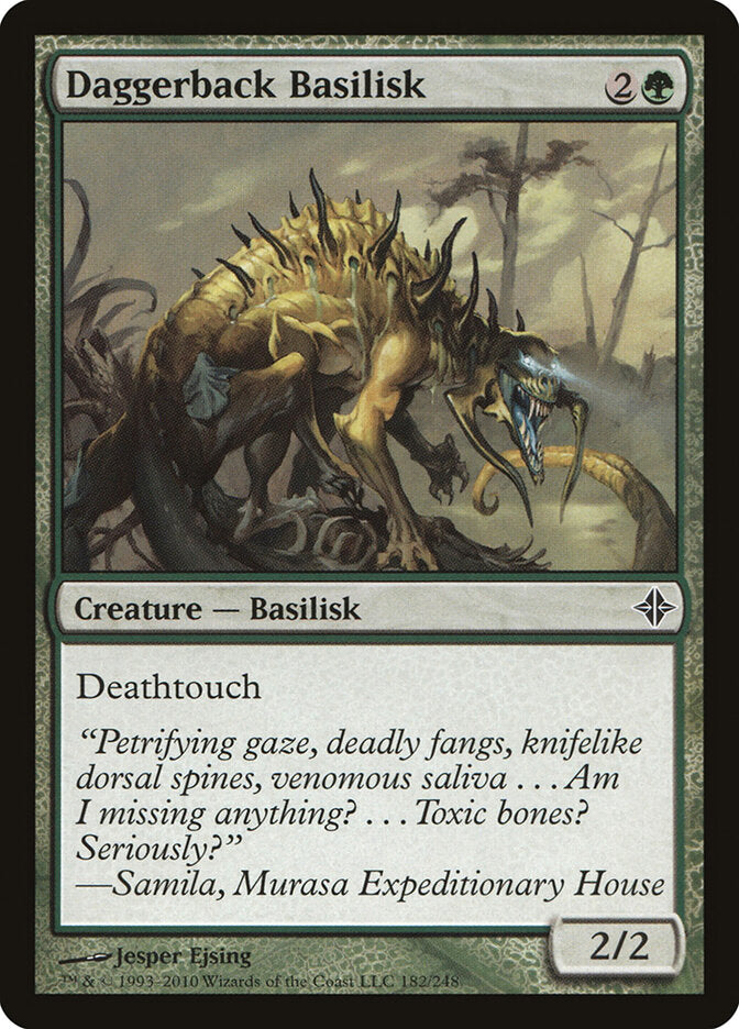 Daggerback Basilisk 182 - Rise of the Eldrazi MTG card
