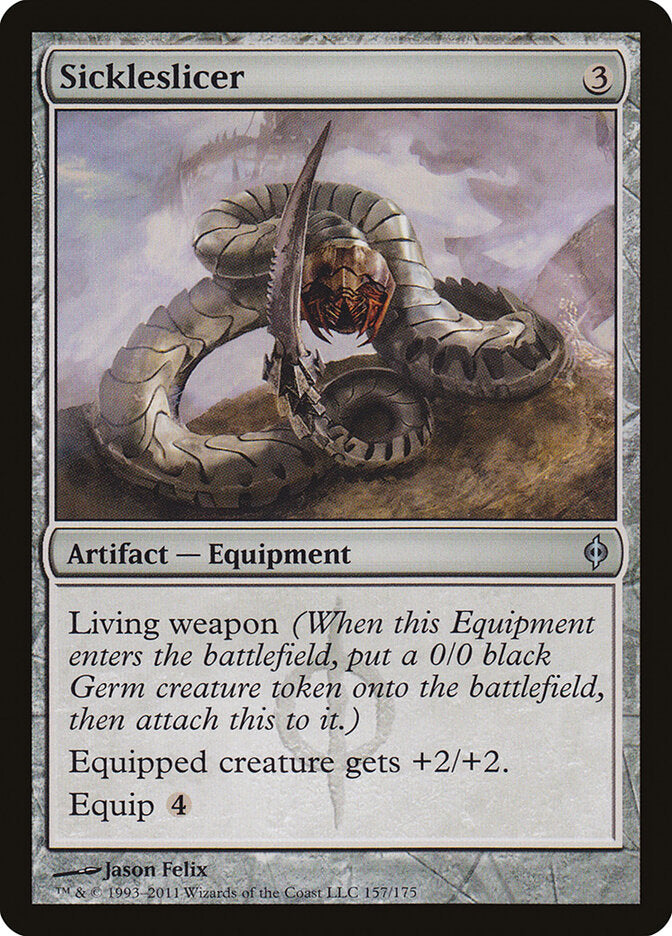 Sickleslicer 157 - New Phyrexia MTG card