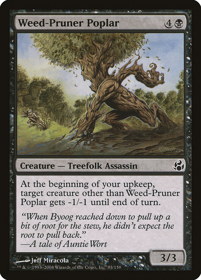 Weed-Pruner Poplar 83 - Morningtide MTG card