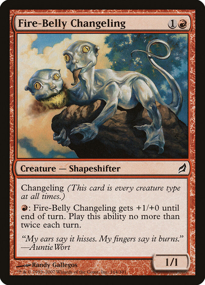 Fire-Belly Changeling 164 - Lorwyn MTG card
