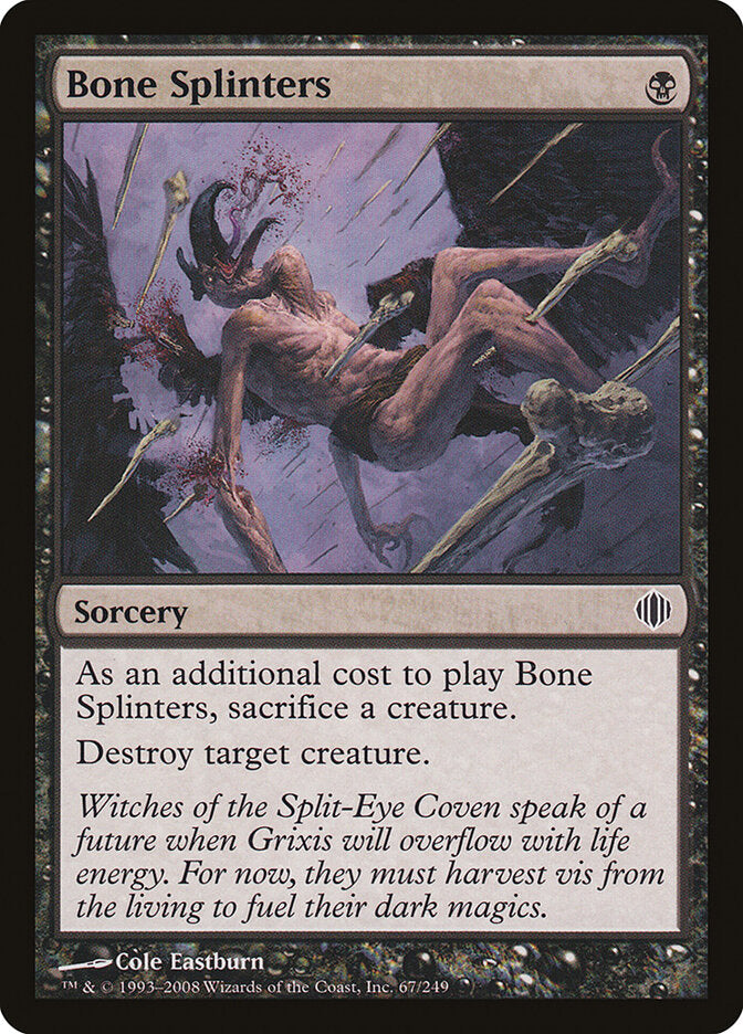 Bone Splinters 67 - Shards of Alara MTG card